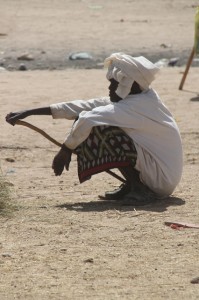 Camel seller at the cattle market of Hargeisa