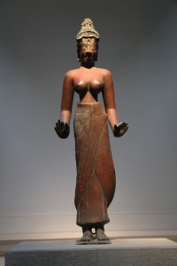 Rare bronze sculpture in the Cham Museum.