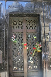 the tomb of Eva Peron