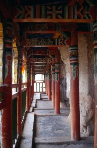 balcony in the Mati Si temple