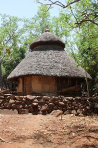 typical tukul, in Mecheke village