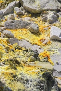 sulphur deposits