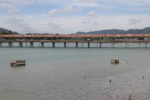 covered bridge in Tentana