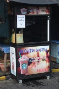 closest to a mall, and iced cappucino, in Muara Muntai