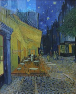 Van Gogh's 1888 painting Cafe Terrace at Night (Place de Forum)
