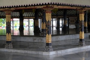 central platform in the Yogyakarta palace