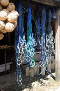 and more ropes, as well as bamboo footballs, for sale