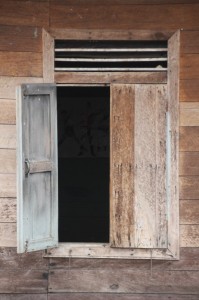 a window in the village