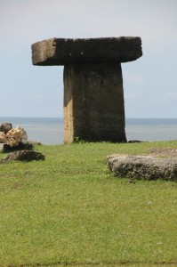 isolated tomb outside the village, near the beach