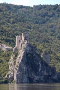 a castle at the Serbian side, at the beginning of one of the gorges