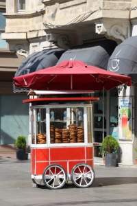 food stall in Taksim