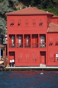 one of the mansions along the Bosphorus