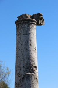 Roman pilar in Nikopolis-ad-Istrum