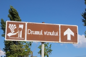 the wine route, signposted (sometimes)