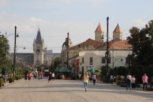 pedestrian centre of Iasi
