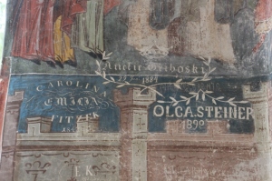 19th Century graffiti in Moldovita