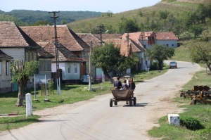 quintesential Transylvanian village view