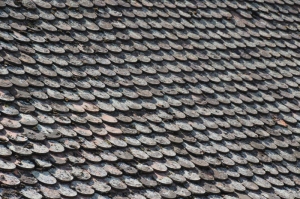 wooden roof tiles