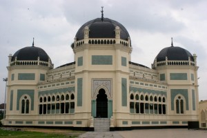 the Grand Mosque, Mesjid Raya, of Medan