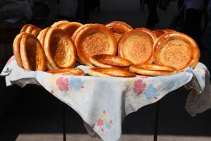 bread is an important element in the Uzbek diet