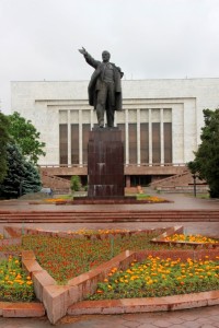 Lenin, outside the State History Museum
