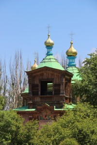 the cupolas of the Orthodox church