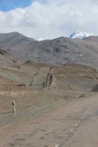 the border zone fence, and duplicate road