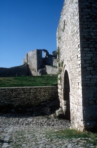 walls of Berat's citadel