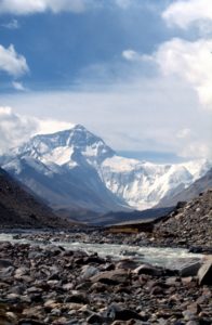 Mount Chomolungma, also known as Mount Everest