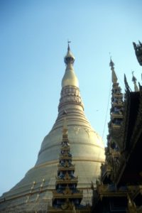the Shwedagon Paya in Yangon