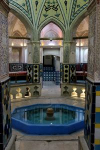 entering the Hamman-e Sultan Mir Ahmad, a 500 year old bathhouse (albeit restored)