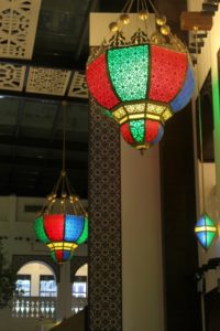 the lights in the gold souq
