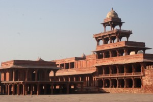 the Panch Mahal, up to five storeys high, probably one of the women palaces