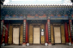 the main building of the mosque in Xi’an
