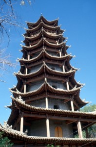 Mu Ta pagoda in Zhanye