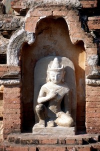 another sculpture, on the outside of a temple