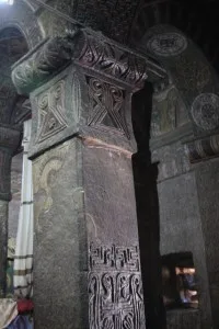 and decorated with columns