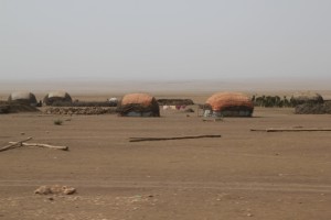 huts on the way to Wajaale
