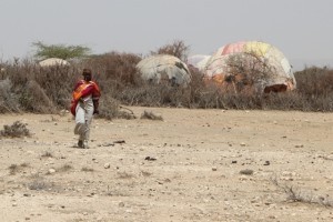 a hut just across the border, in Somaliland