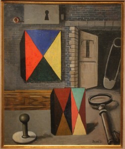 Antonio Berni (Arg) - the open door (1932), 55x45 cm