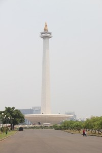 MONAS, or Monument Nasional, in marble bronze and gold