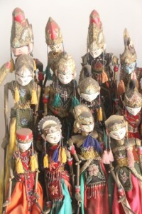puppets in the Wajang Museum