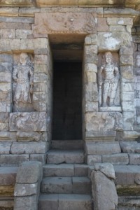 the entrance of one of the temples