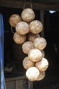 and these are bamboo footballs