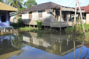 Tering village flooded