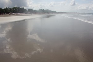 the beach in Siminyak