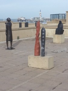 part of the permanent collection, with Scheveningen Pier in the back
