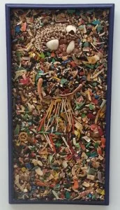 Yubi Kirindongo - collage from washed up materials (1995)