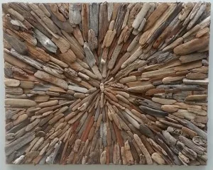 Yubi Kirindongo - Explosion: collage from washed up materials (2010)