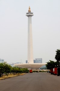 MONAS, the Monumen Nasional in the modern centre of Jakarta
